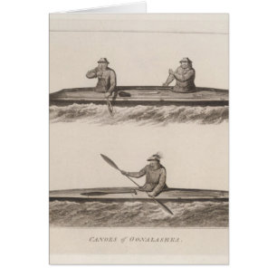 Canoes, Oonalashka, Alaska