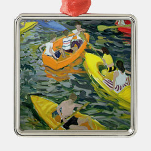 Canoes Wickstead Park Metal Tree Decoration