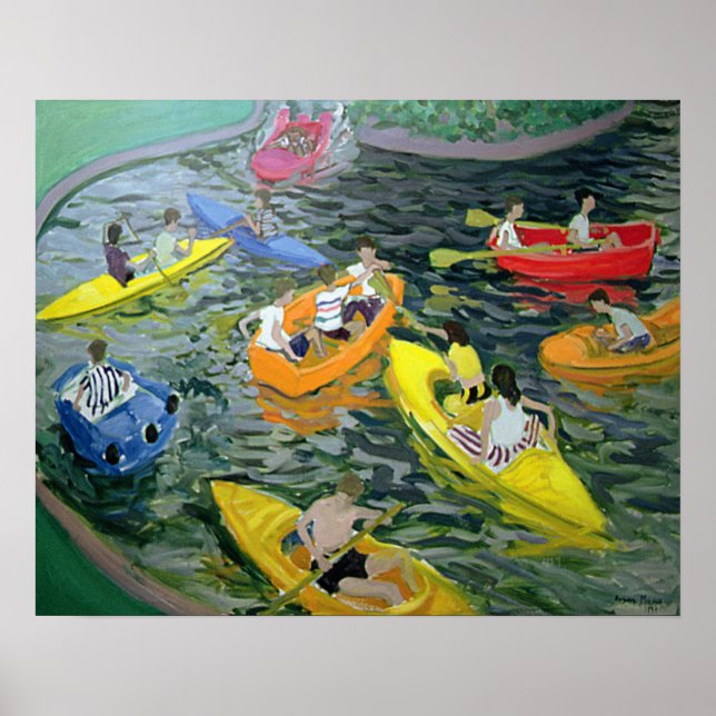 Canoes Wickstead Park Poster (Front)