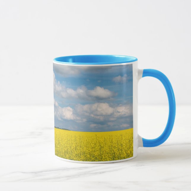 Canola Field & Clouds Mug (Right)