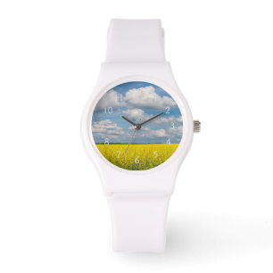 Canola Field & Clouds Watch