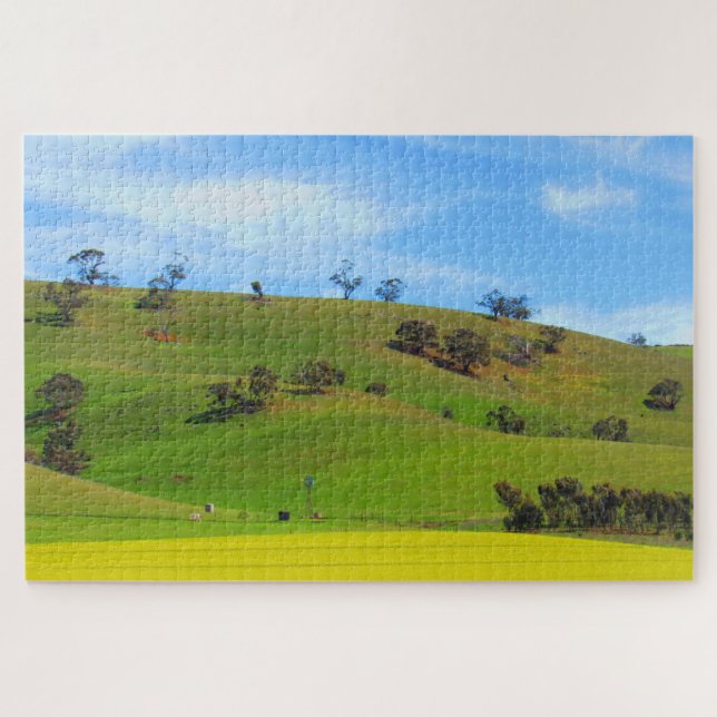 canola hills jigsaw puzzle (Horizontal)