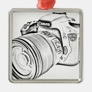 Canon 7d metal tree decoration