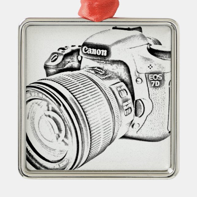 Canon 7d metal tree decoration (Front)