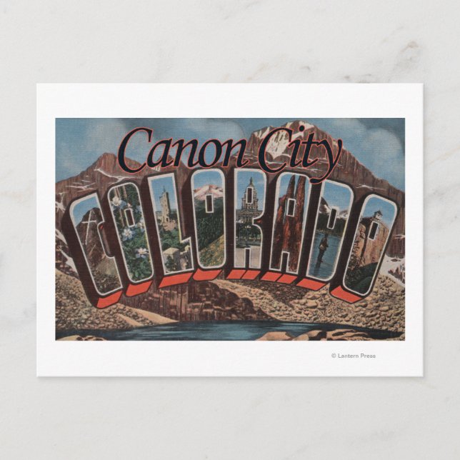 Canon City, Colorado - Large Letter Scenes Postcard (Front)