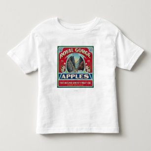 Canon City, Colorado - Royal Gorge Apple Label Toddler T-Shirt