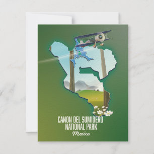 Canon del Sumidero, mexico map