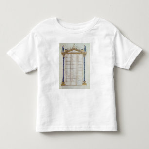 Canon of the Evangelists, from the Ebbo Toddler T-Shirt
