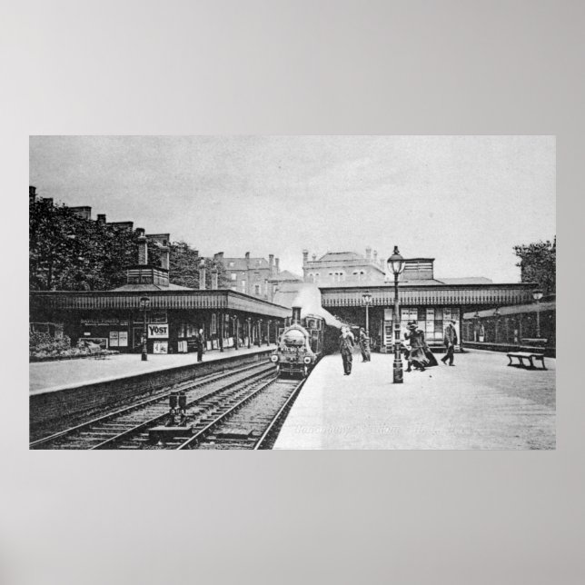 Canonbury Station, Islington, c.1905 Poster (Front)