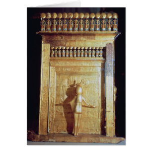 Canopic chest in the form of a shrine set