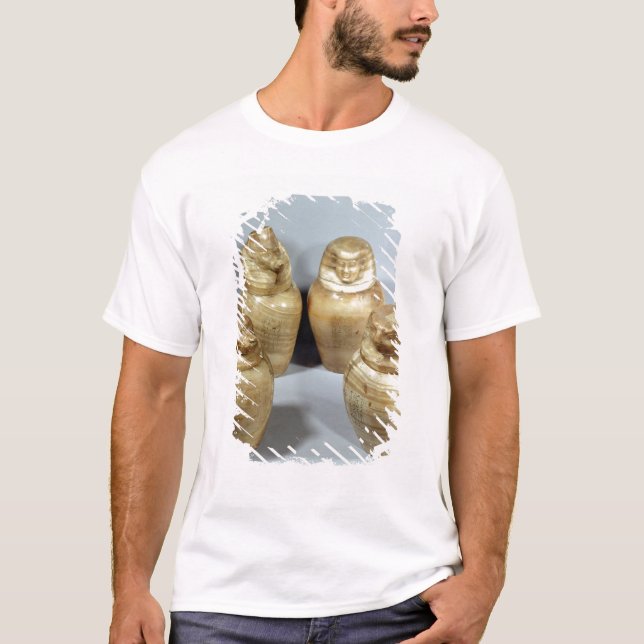 Canopic jars of Hor-ir-aa, Saite (alabaster) T-Shirt (Front)
