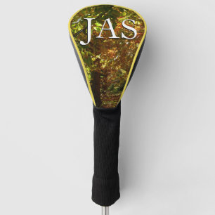 Canopy of Fall Leaves II Yellow Autumn Photography Golf Head Cover