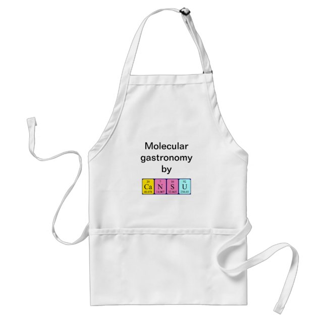 Cansu periodic table name apron (Front)