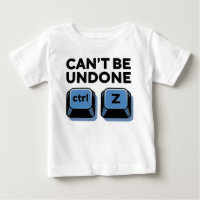 Can't Be Undone ctrl + z