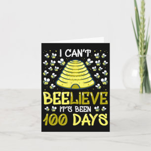 Can't Believe It's Been 100 Days 100th Day Of Scho Card
