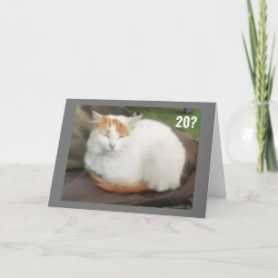 CAN'T BELIEVE YOU ARE CELEBRATING "20th" BIRTHDAY  Card