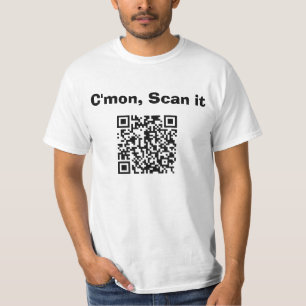 Can't Believe You Bothered QR Code T-Shirt