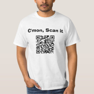 Can't Believe You Bothered QR Code T-Shirt