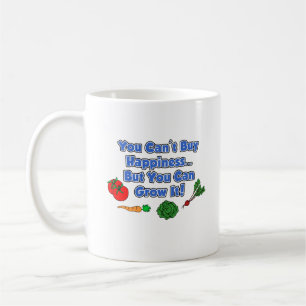 Can't Buy Happiness Grow It Happy Gardener Coffee Mug