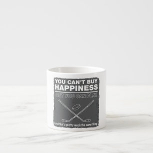 Can't Buy Happiness Hockey Espresso Cup