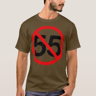 Cant Drive 55 mph 80s Retro Rock distressed T-Shirt