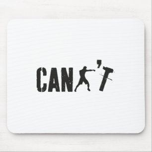 Can't Funny Boxing Coach Boxing Trainer Boxer Play Mouse Mat
