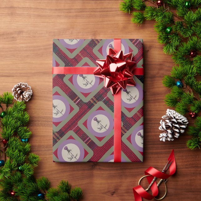 CAN'T GET ENOUGH THISTLES WRAPPING PAPER (Holiday Gift)