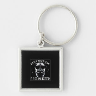 Can't Hear You I'm Gaming Funny Pug Lover Key Ring