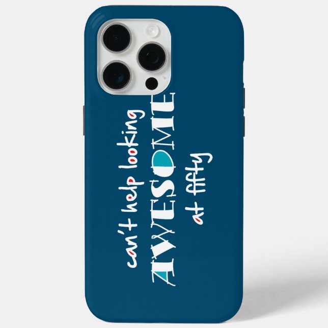 Can't help looking awesome at 50 Case-Mate iPhone case (Back)