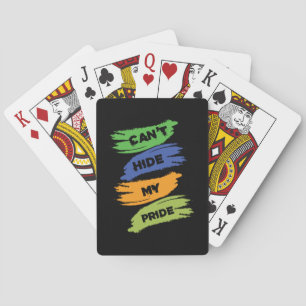 Can't Hide My Pride   LGBTQ   Gay Pride Playing Cards