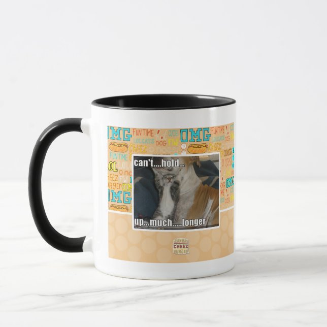 Can't Hold Up Much Longer Mug (Left)