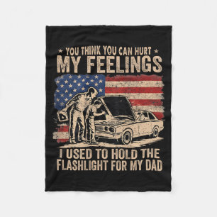 Cant Hurt Feelings Used To Hold Flashlight On Back Fleece Blanket