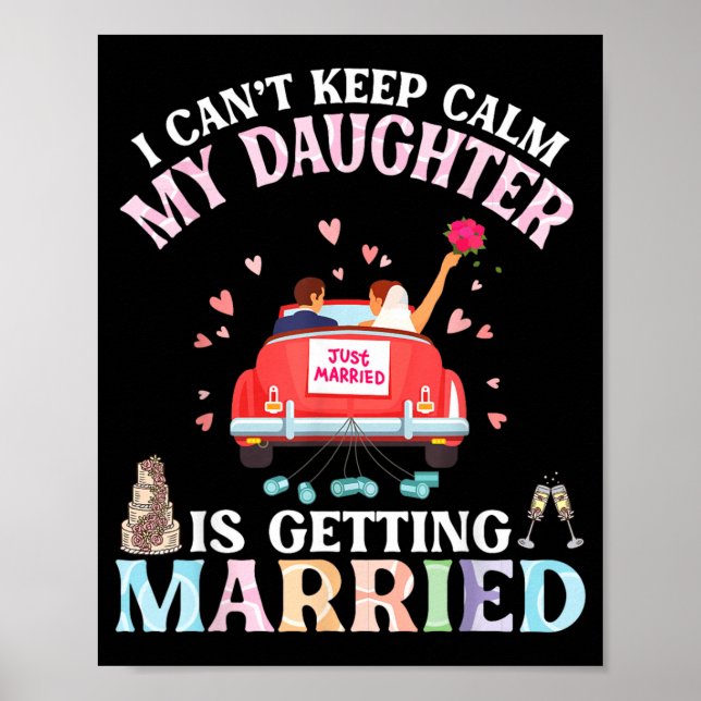 Cant Keep Calm Grandson Is Getting Married Groom Poster (Front)