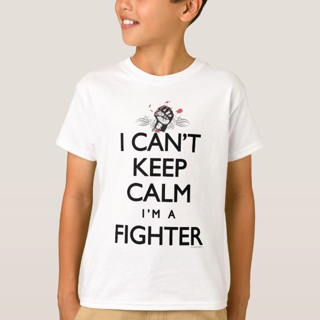 Can't Keep Calm MMA Fighter T-Shirt (Front)
