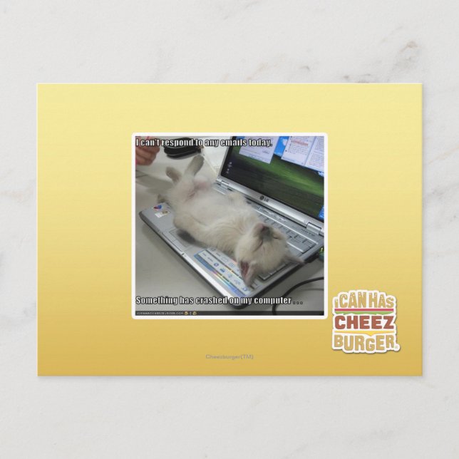 Can't respond postcard (Front)