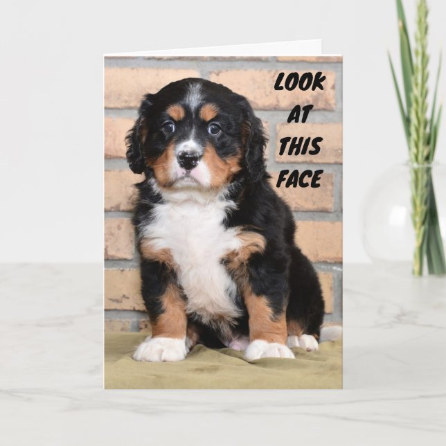 CAN'T SAY IT IN PERSON SO SAD CHRISTMAS CARD (Front)