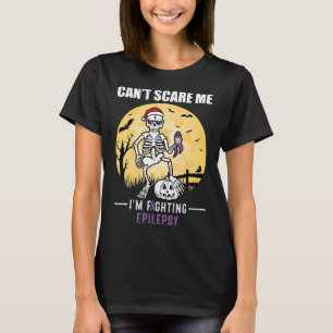 Can't Scare Me- Epilepsy Awareness Supporter Hallo T-Shirt