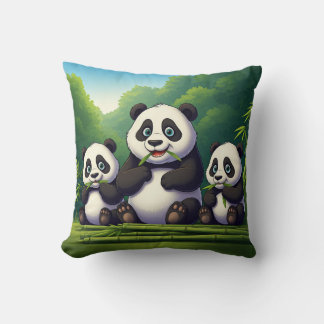 Can't Stop, Won't Stop: Pandas on Bamb Cushion