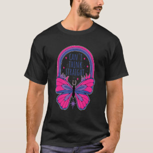 Cant Think Straight Bi Bisexual Pride T-Shirt