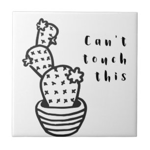 Cant Touch Cactus Tile