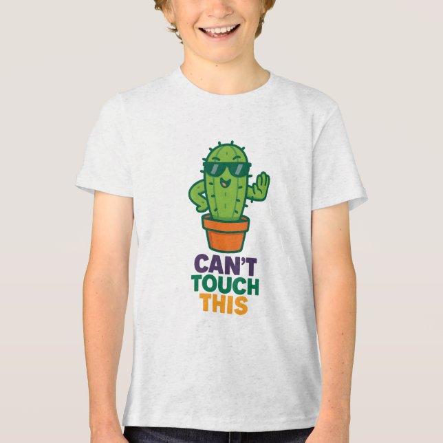 Cant Touch This Cactus Shirt Funny Prickly Tee (Front)
