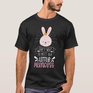 Can't Wait To Meet Our Little Prince Bunny Gender  T-Shirt