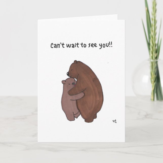 Cant Wait to See You Card (Front)