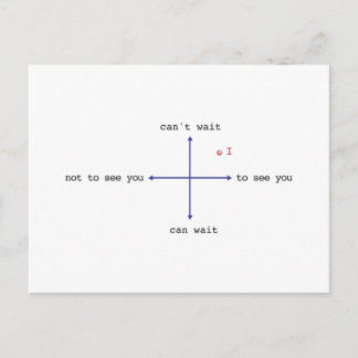 Can't Wait To See You Postcard