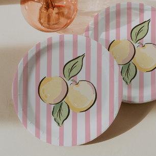 Can't Wait to Squeeze You   Citrus Baby Shower Paper Plate