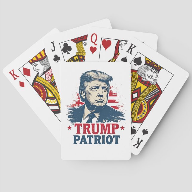 Can't Wait Until This Nightmare Ends Trump 2025 Playing Cards (Back)