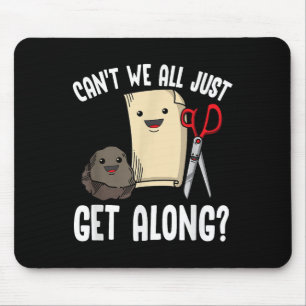 Can't We All Just Get Along_ Rock Paper Scissors F Mouse Mat