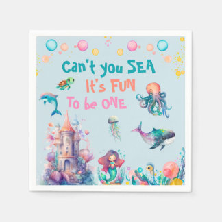 Can't You Sea It's Fun To Be One  Napkin
