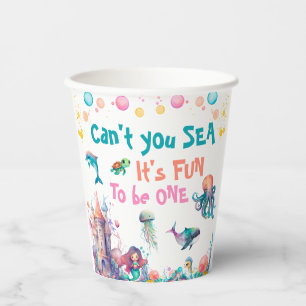 Can't You Sea It's Fun To Be One  Paper Cups