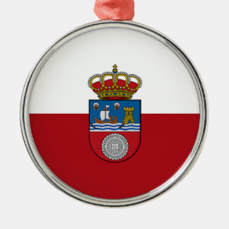 Cantabria (Spain) Flag Metal Tree Decoration